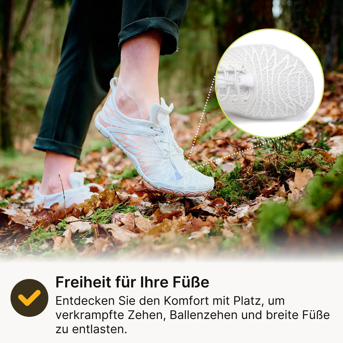 Eco Ground™ – Kupfer-geerdete Barfußschuhe für natürliche Balance Unisex