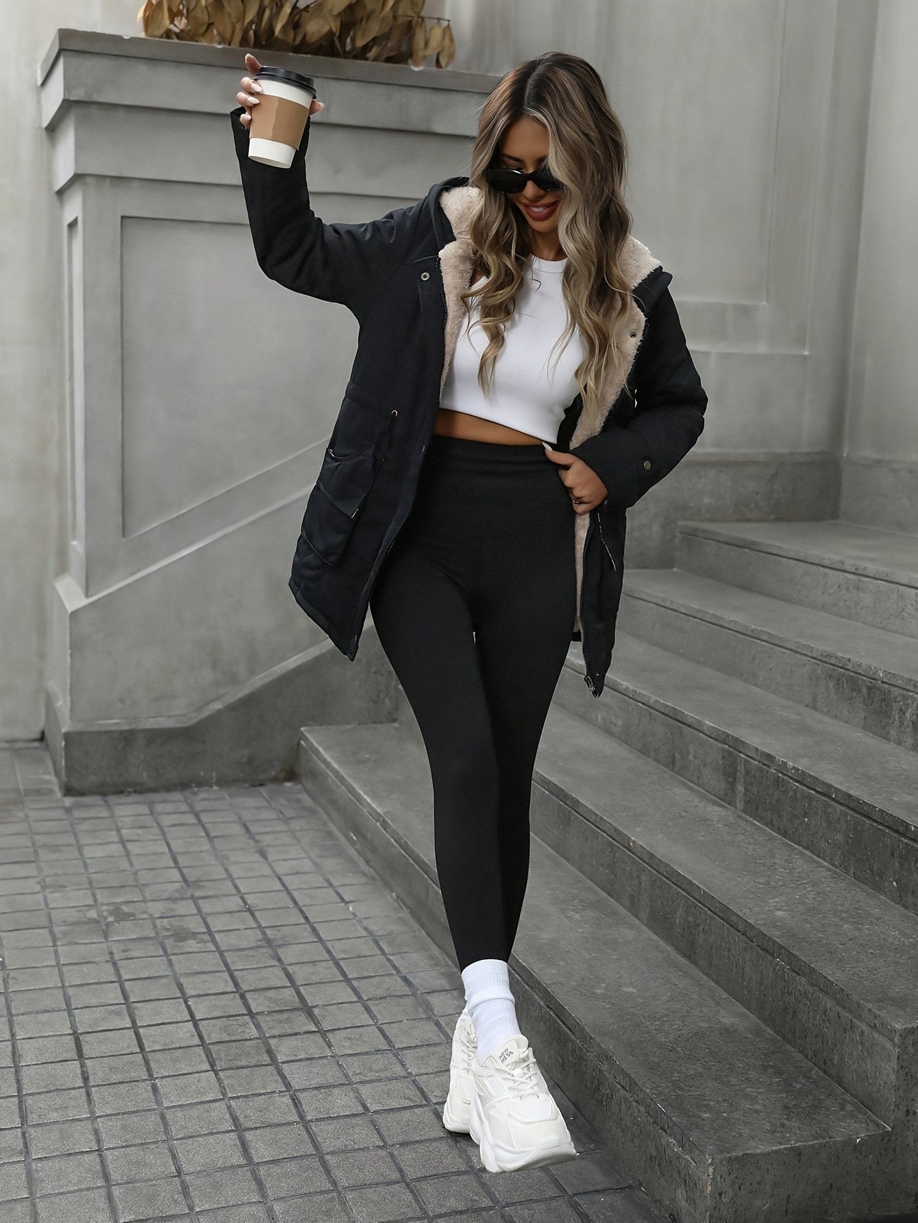 Warmer Parka aus Hochwertigem Lammfell