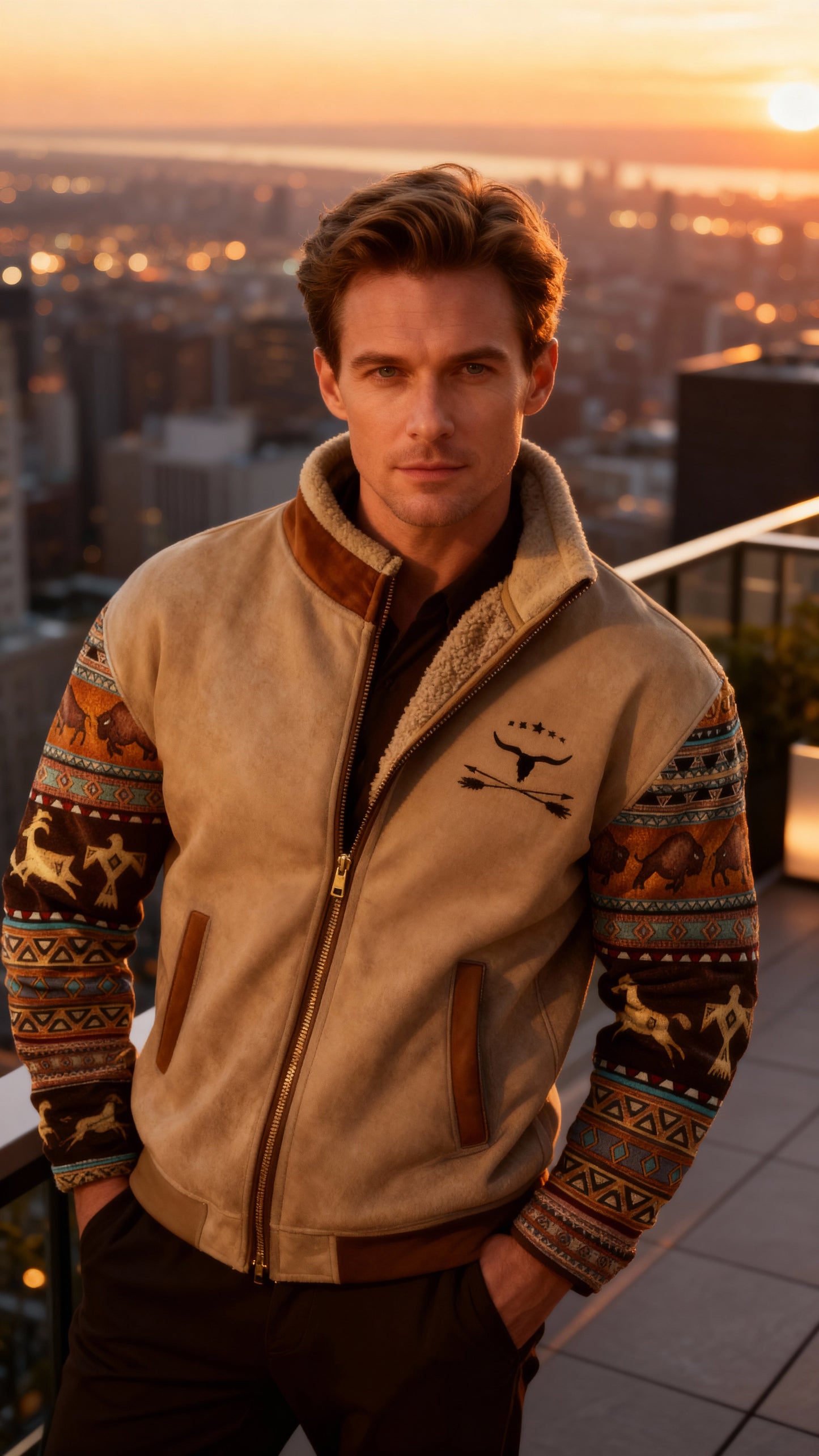 Elegante Premium-Fleecejacke mit Thermofutter